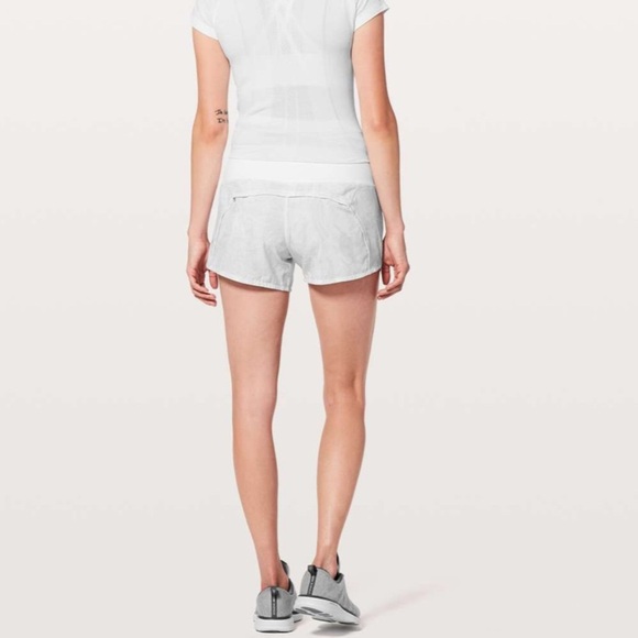 Lululemon Run Times Short II *4" Eternal Wave White / White - Picture 4 of 14